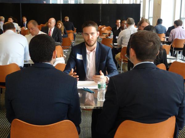 a protégé interviewing with two Barclays professionals